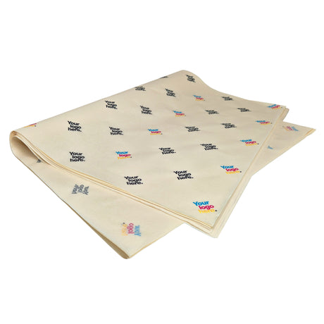 Custom tissue paper ivory, ream of sheets 28gsm – size 50x75cm