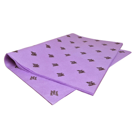 Custom tissue paper lavender, ream of sheets 17gsm – size 50x75cm