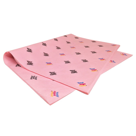 Custom tissue paper light-pink, ream of sheets 17gsm – size 50x75cm