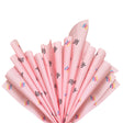 Custom tissue paper pale-pink, fan arrangement, 28gsm – size 50x75cm