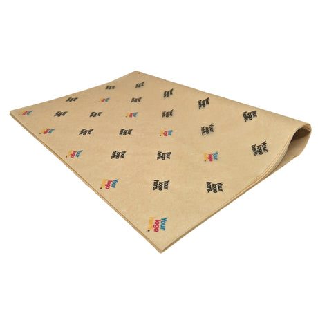 Custom tissue paper natural-cream, ream of folded sheets 17gsm – size 50x75cm