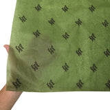 Custom tissue paper olive-green, texture and transparency, 17gsm – size 50x75cm
