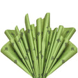 Custom tissue paper olive-green, fan arrangement, 28gsm – size 50x75cm