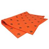 Custom tissue paper orange, ream of sheets 17gsm – size 50x75cm