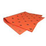 Custom tissue paper orange, ream of sheets 28gsm – size 50x75cm