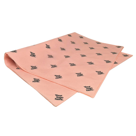 Custom tissue paper peach, ream of sheets 17gsm – size 50x75cm