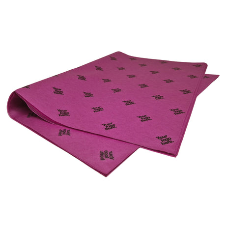 Custom tissue paper plum-purple, ream of sheets 17gsm – size 50x75cm
