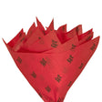 Custom tissue paper red, fan arrangement, 17gsm – size 50x75cm