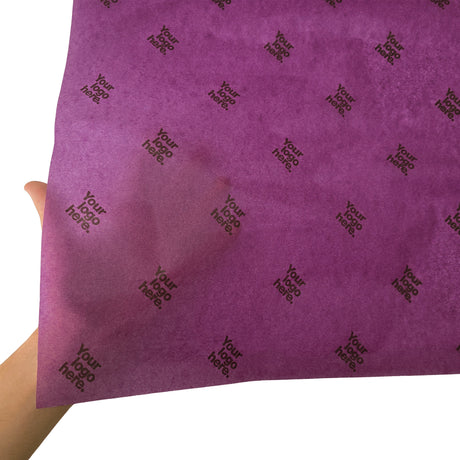 Custom tissue paper violet , texture and transparency, 17gsm – size 50x75cm