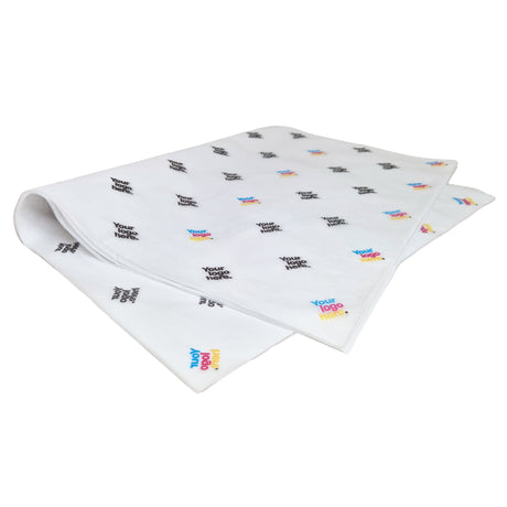 Custom tissue paper white, ream of sheets 17gsm – size 50x75cm