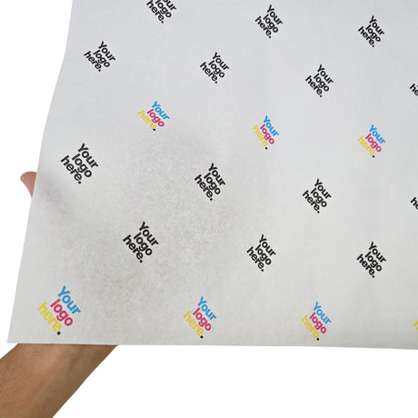 Custom tissue paper white, texture and transparency, 28gsm – size 50x75cm