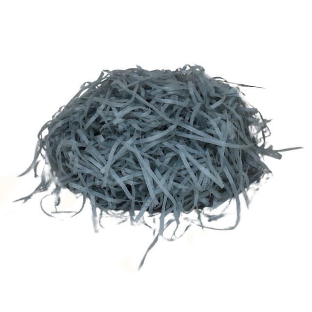 Grey  tissue paper shred filler for gift boxes