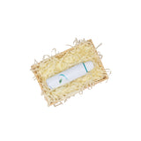 Ivory tissue paper filling presented in a natural gift box