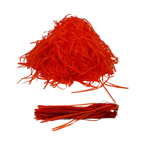 Scarlet Red  shredded tissue paper for gift packaging