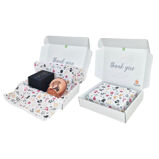 Shipping box Holiday Remix Christmas, tissue paper 28gsm - size 50x75cm