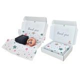 Shipping box + Merry Mix Stars Christmas, tissue paper 28gsm - size 50x75cm