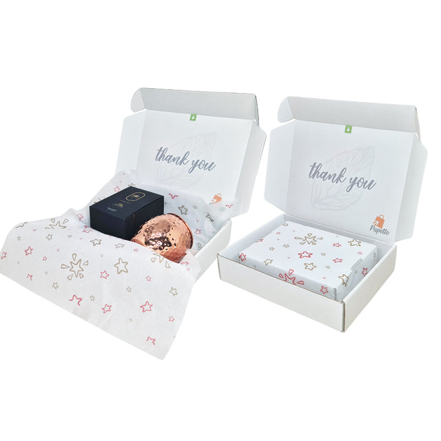 Shipping box + Star Sprinkle Christmas, tissue paper 28gsm - size 50x75cm