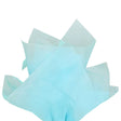 Plain tissue paper arctic-blue, fan arrangement, 17gsm – size 50x75cm