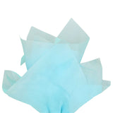 Plain tissue paper arctic-blue, fan arrangement, 17gsm – size 50x75cm