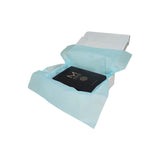 Plain tissue paper arctic-blue, arranged in a transport box, 17gsm – size 50x75cm