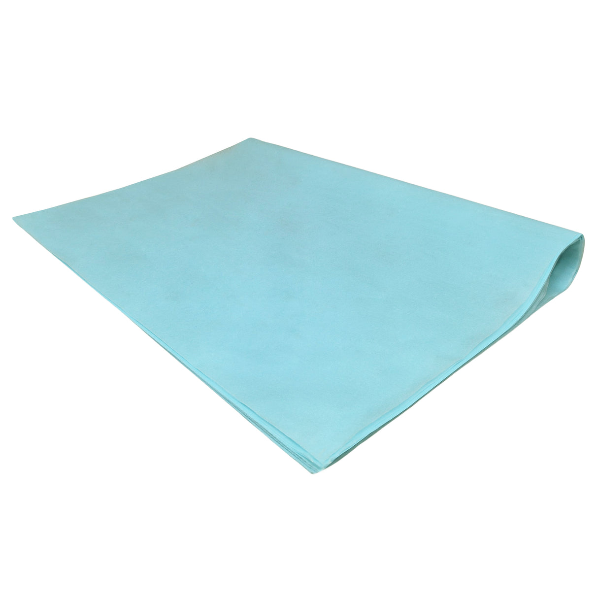 Plain tissue paper arctic-blue, ream of folded sheets 17gsm – size 50x75cm