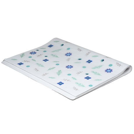 Tissue paper Blue Meadow, ream of folded sheets 17gsm – size 50x75cm