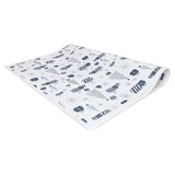 Tissue paper Blue Snow Glow Christmas, ream of folded sheets 28gsm – size 50x75cm