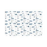 Tissue paper Blue Snow Glow Christmas, open sheet, 28gsm – size 50x75cm