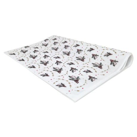 Tissue paper Candy Cane Swirl Christmas, ream of folded sheets 17gsm – size 50x75cm