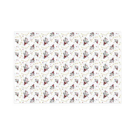 Tissue paper Candy Cane Swirl Christmas, open sheet, 28gsm – size 50x75cm