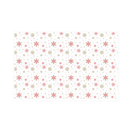 Tissue paper Crimson Crystals Christmas, open sheet, 28gsm – size 50x75cm