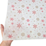 Tissue paper Crimson Crystals Christmas, texture and transparency, 28gsm – size 50x75cm