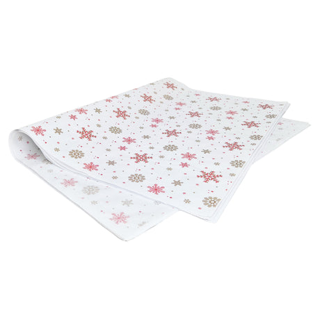 Tissue paper Crimson Crystals Christmas, ream of sheets 17gsm – size 50x75cm