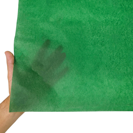 Plain tissue paper dark-green, texture and transparency, 17gsm – size 50x75cm