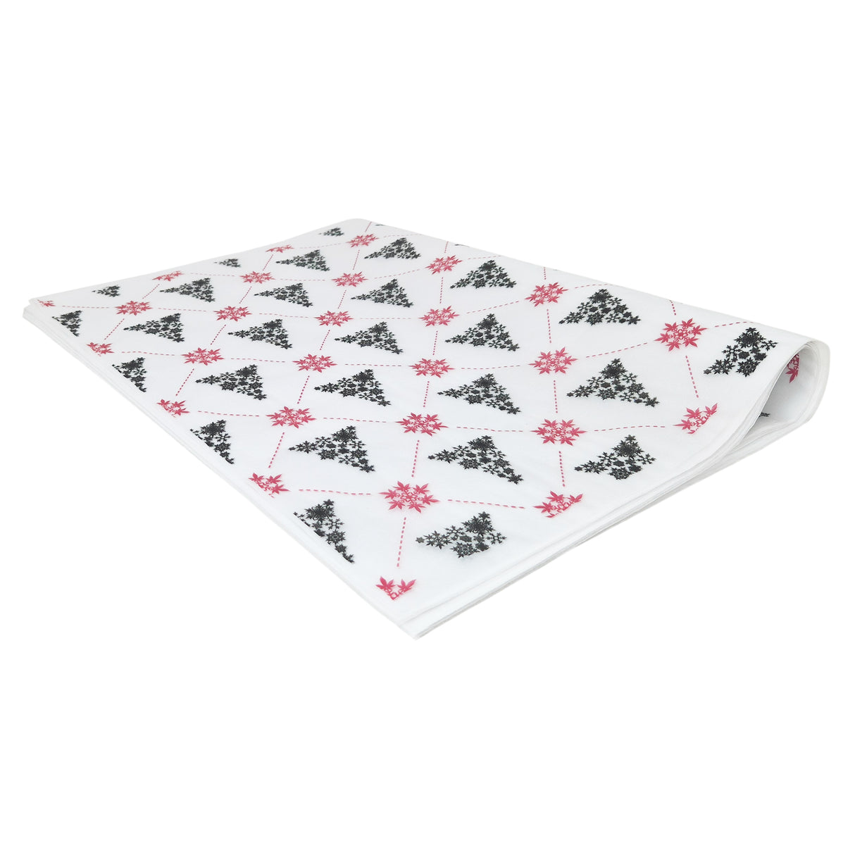 Tissue paper Festive Trees Christmas, ream of folded sheets 17gsm – size 50x75cm