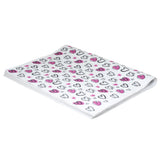 Tissue paper Flying Hearts, ream of sheets 17gsm – size 50x75cm