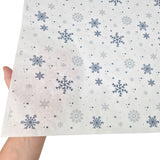 Tissue paper Frosty Midnight Christmas, texture and transparency, 28gsm – size 50x75cm
