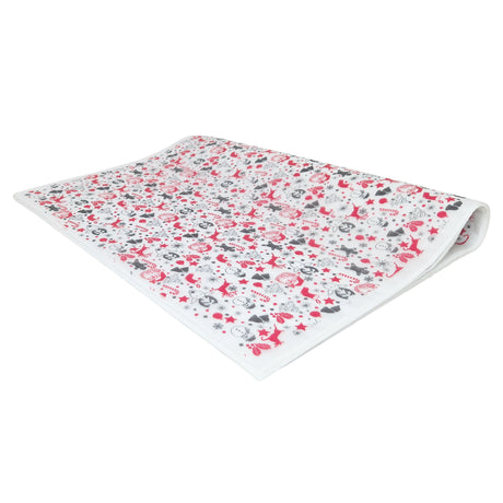 Tissue paper Santa Party Christmas, ream of folded sheets 17gsm – size 50x75cm