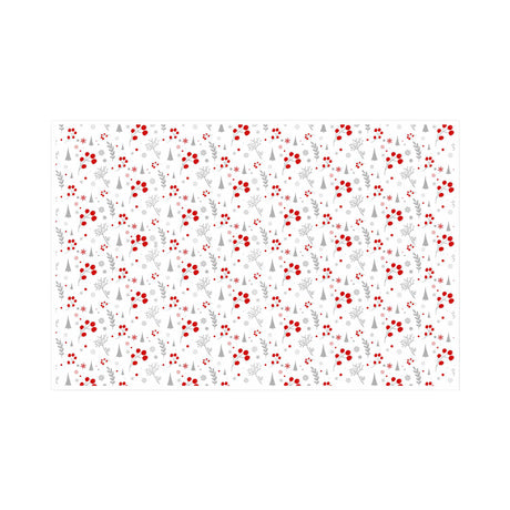 Tissue paper Winter Berries Christmas, open sheet, 28gsm – size 50x75cm