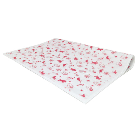 Tissue paper Gingerbread Parade Christmas, ream of folded sheets 17gsm – size 50x75cm