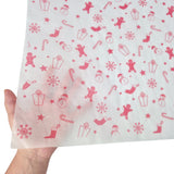Tissue paper Gingerbread Parade Christmas, texture and transparency, 17gsm – size 50x75cm