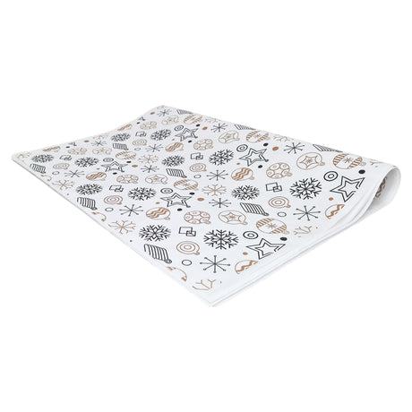 Tissue paper Golden Glow Christmas, ream of folded sheets 28gsm – size 50x75cm