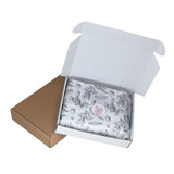 Tissue paper Graphite Garden, placed in a transport box, 17gsm – size 50x75cm