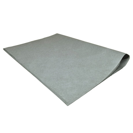 Plain tissue paper grey, ream of folded sheets 17gsm – size 50x75cm