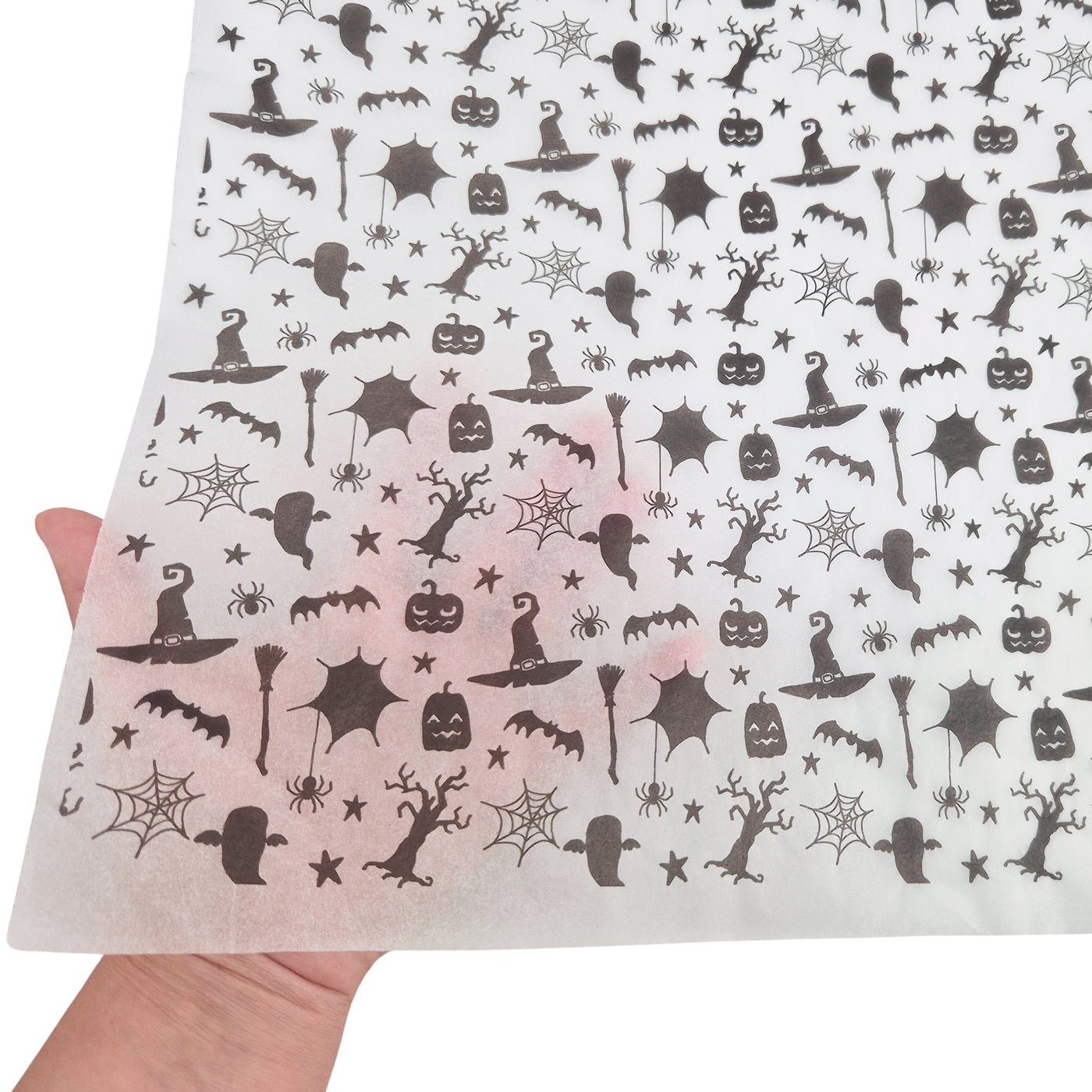 tissue paper Halloween Shadows, texture and transparency, 17gsm – size 50x75cm