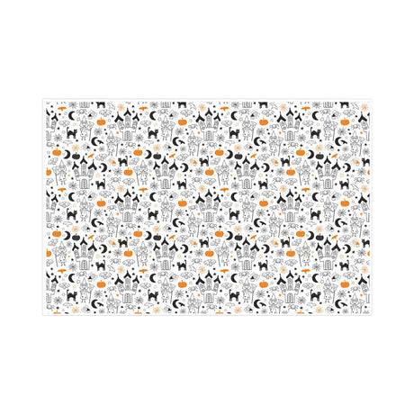 Tissue paper Haunted Castle, open sheet, 17gsm – size 50x75cm