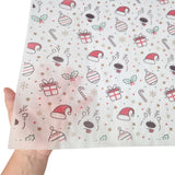 Tissue paper Jolly Reindeer Christmas, texture and transparency, 17gsm – size 50x75cm