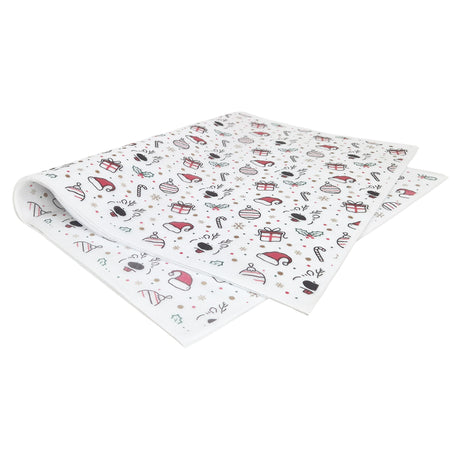 Tissue paper Jolly Reindeer Christmas, ream of sheets 17gsm – size 50x75cm