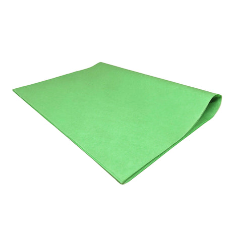 Plain tissue paper light-green, ream of folded sheets 17gsm – size 50x75cm