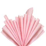 Plain tissue paper pale-pink, fan arrangement, 28gsm – size 50x75cm